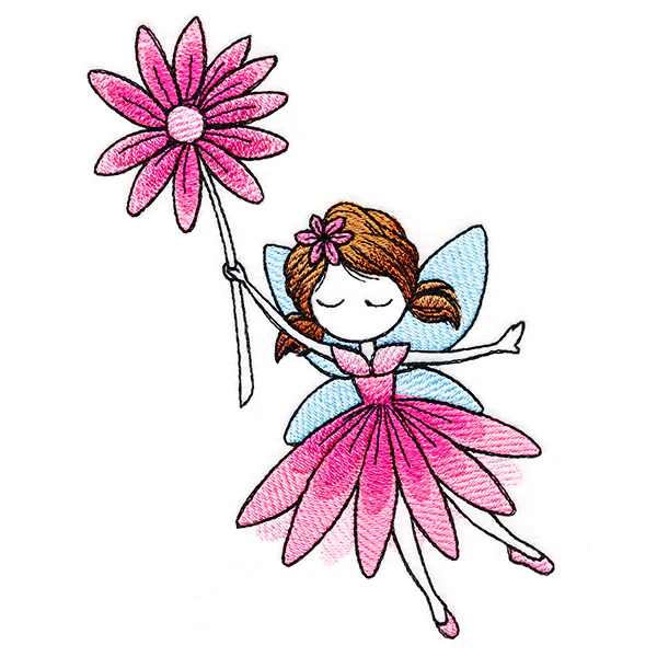 Spring Breeze Fairy with Aster - Image 2