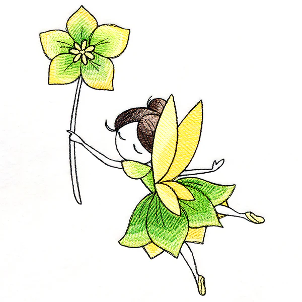 Spring Breeze Fairy with Fig Blossom - Image 4