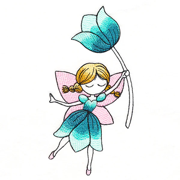 Spring Breeze Fairy with Tulip - Image 2