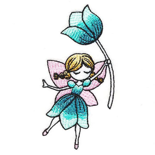 Spring Breeze Fairy with Tulip - Image 3