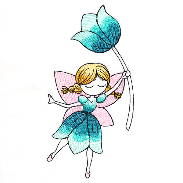 Spring Breeze Fairy with Tulip - Image 4
