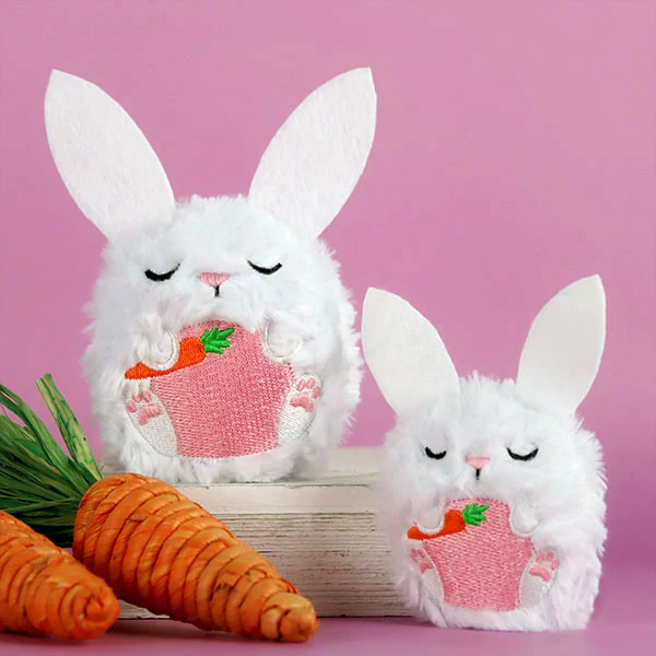 Spring Bunny Ornament (In-the-Hoop)