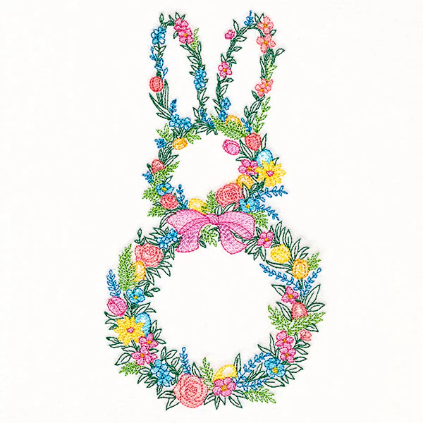 Spring Bunny Wreath - Image 7