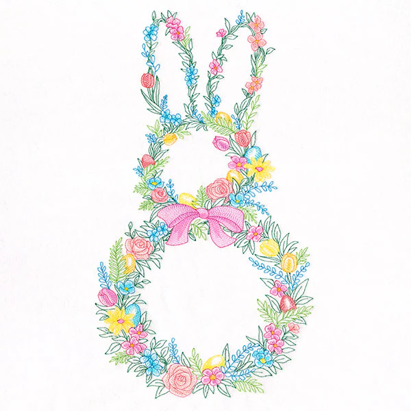 Spring Bunny Wreath - Image 9