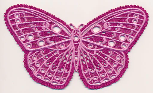 Spring Butterfly (Battenburg Lace with Rayon) - Image 4