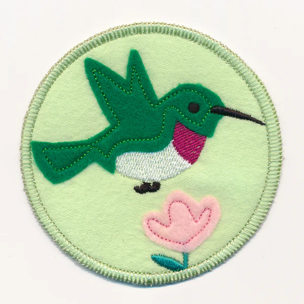 Spring Coaster - Hummingbird (In-the-Hoop) - Image 2