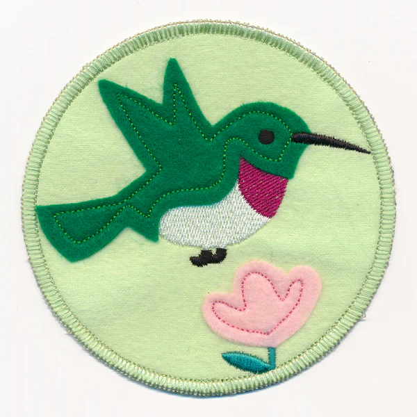 Spring Coaster - Hummingbird (In-the-Hoop) - Image 3
