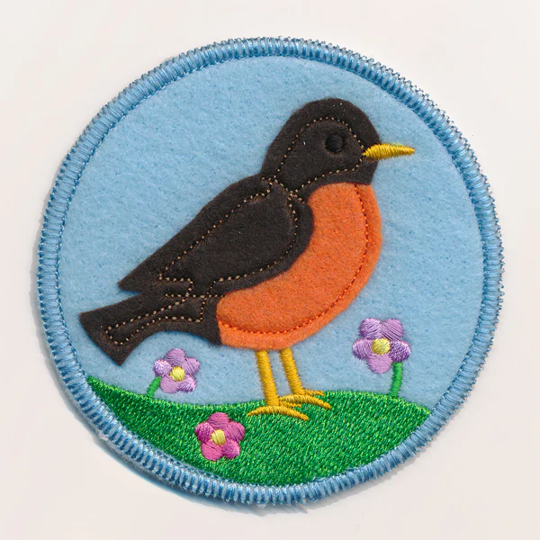 Spring Coaster - Robin (In-the-Hoop) - Image 2