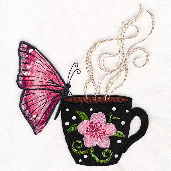 Spring Coffee Break Butterfly - Image 3
