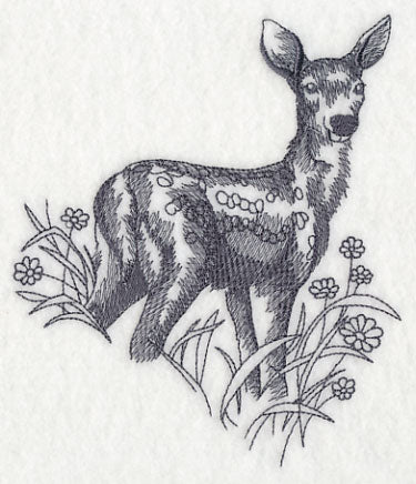 Spring Deer in Flowers - Image 3