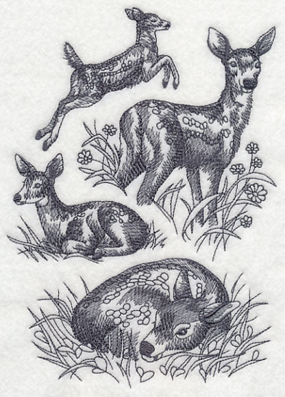 Spring Deer Sketch - Image 2