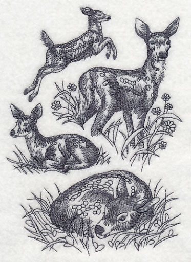 Spring Deer Sketch - Image 3