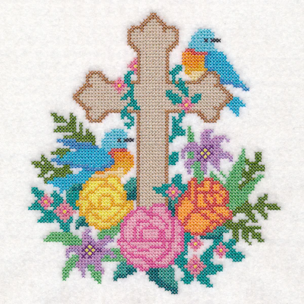 Spring Devotion Cross (Cross Stitch) - Image 3