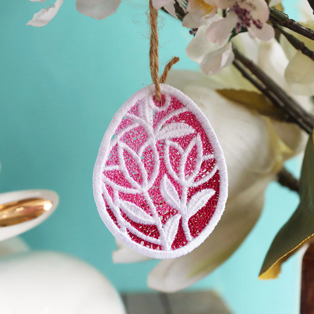 Spring Easter Egg Ornaments (Lace) Design Pack - Image 4