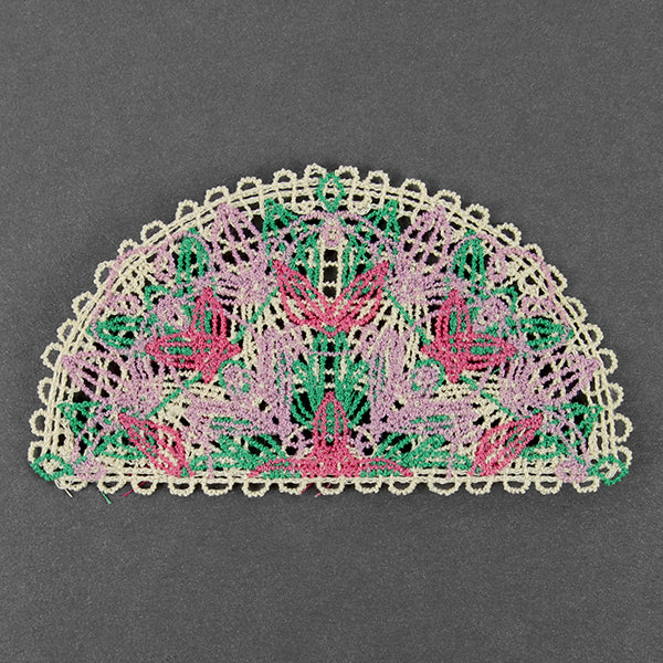 Spring Floral Granny Half Circle (Battenburg Lace) - Image 13