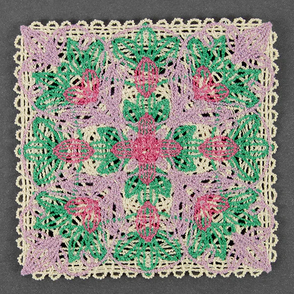 Spring Floral Granny Square (Battenburg Lace) - Image 16