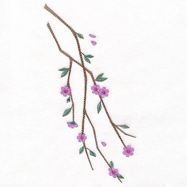 Spring Flower Blossoms and Branches Spray - Image 3