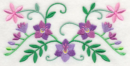 Spring Flower Bouquet Border - Image 3