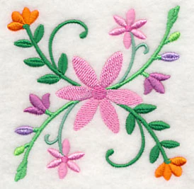 Spring Flower Bouquet Corner - Image 2