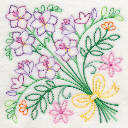 Spring Flower Bouquet (Vintage) - Image 3