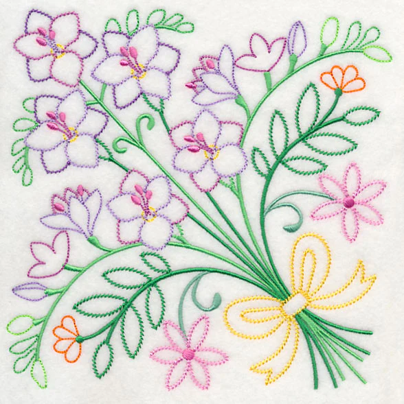 Spring Flower Bouquet (Vintage) - Image 6