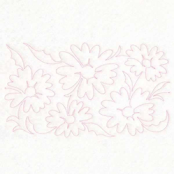Spring Flowers - Daisies (Edge-to-Edge Quilting) - Image 5