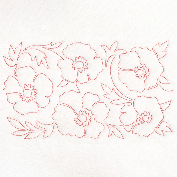 Spring Flowers - Poppies (Edge-to-Edge Quilting) - Image 5