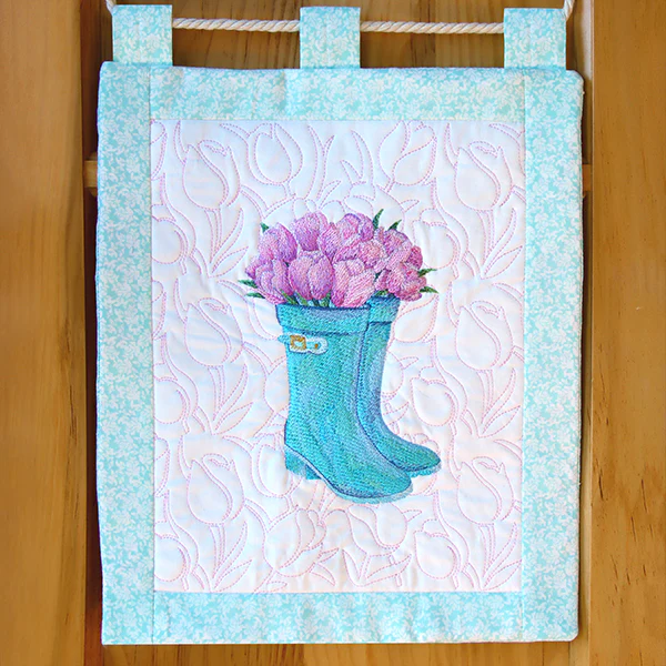 Spring Flowers - Tulips (Edge-to-Edge Quilting) - Image 8