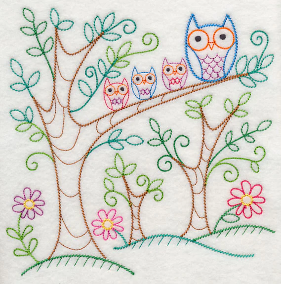 Spring Forest Owls (Vintage) - Image 5