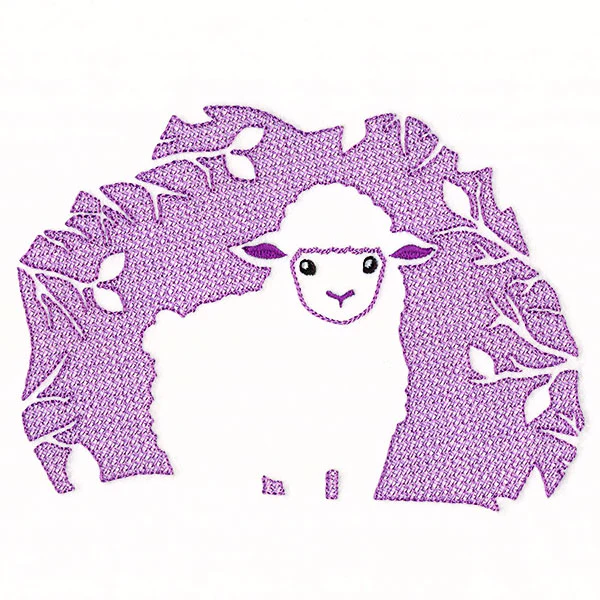 Spring Lamb Silhouette (Embossed) - Image 5