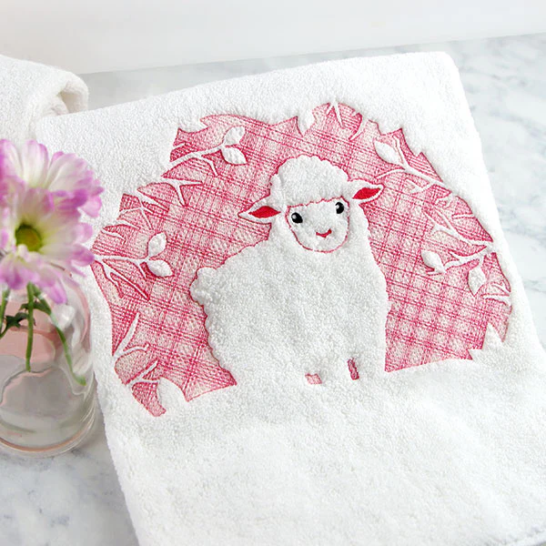 Spring Lamb Silhouette (Embossed) - Image 7