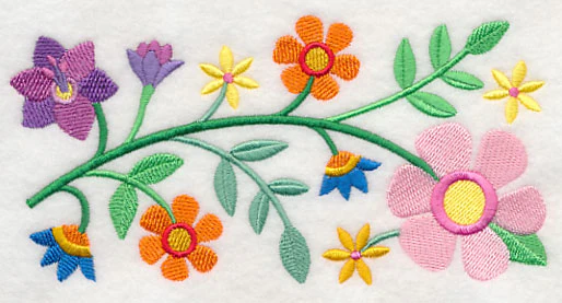 Spring Petal Potpourri Border - Image 2
