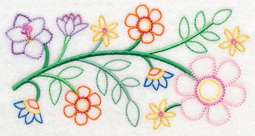 Spring Petal Potpourri Border (Vintage) - Image 2