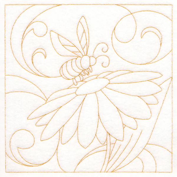 Spring Quilting - Bumblebee (Double Run)