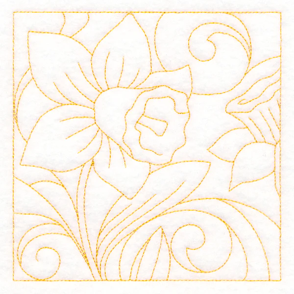Spring Quilting - Daffodil (Double Run) - Image 10