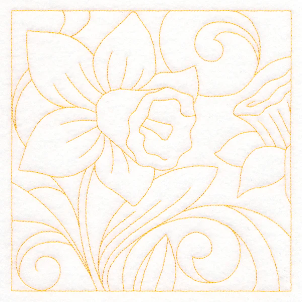 Spring Quilting - Daffodil (Double Run) - Image 4