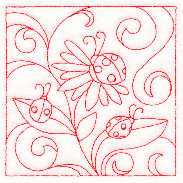 Spring Quilting - Ladybugs (Double Run) - Image 16