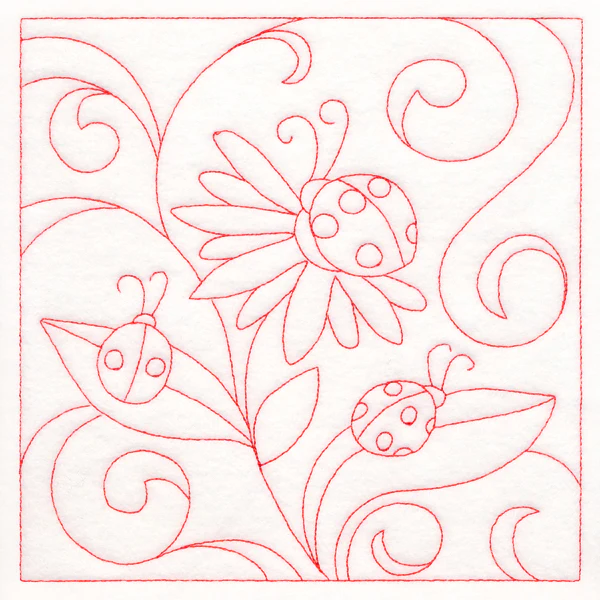 Spring Quilting - Ladybugs (Double Run) - Image 19