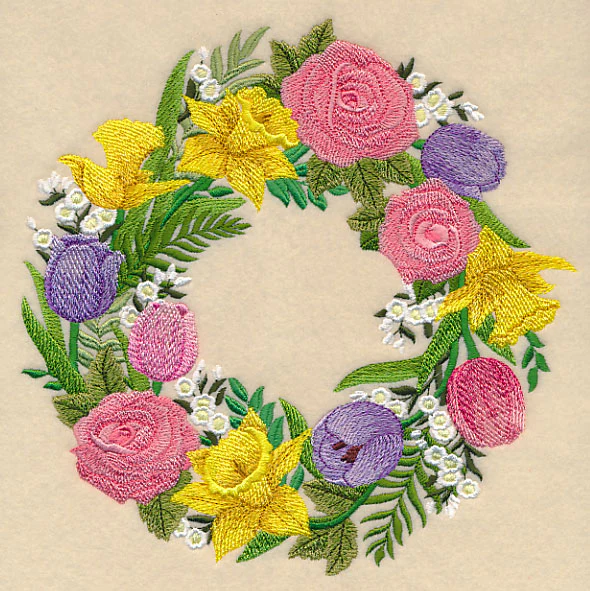 Spring Wreath of Blooms - Image 5
