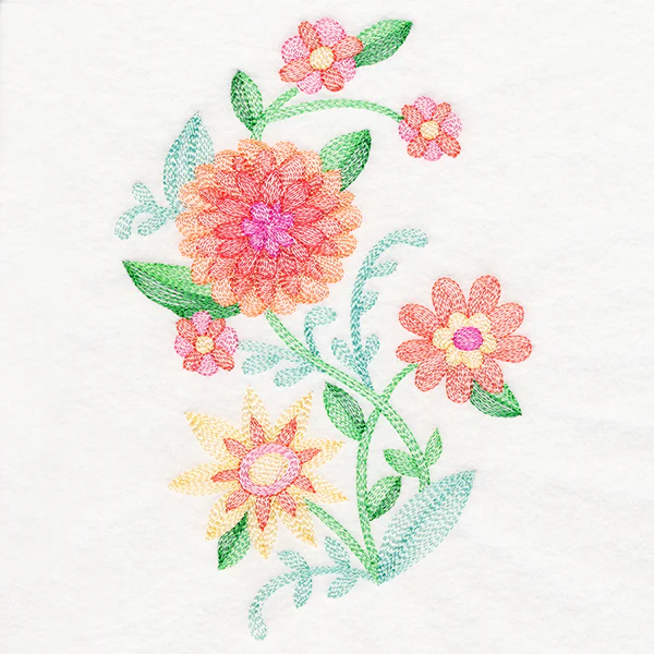 Springing Gardens Flower Spray - Image 3