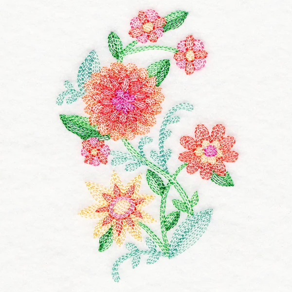 Springing Gardens Flower Spray - Image 5