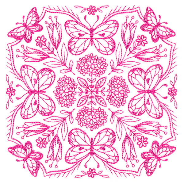 Springtime Charms Kaleidoscope Square 1 - Image 3
