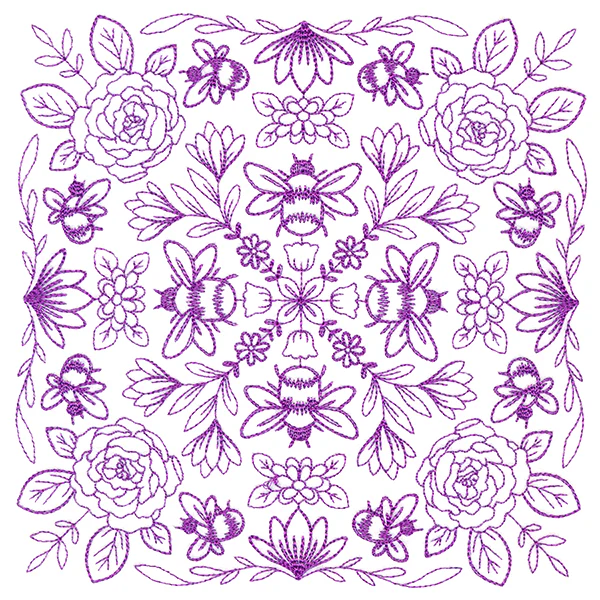 Springtime Charms Kaleidoscope Square 2 - Image 3