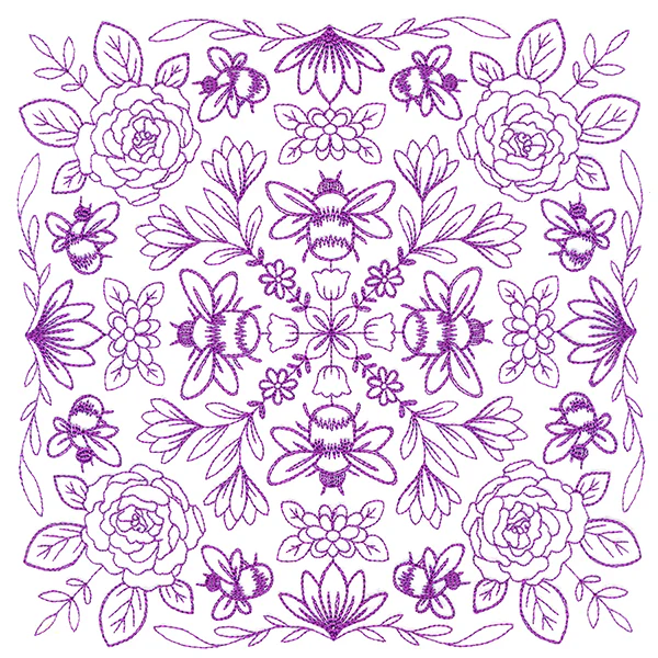 Springtime Charms Kaleidoscope Square 2 - Image 9