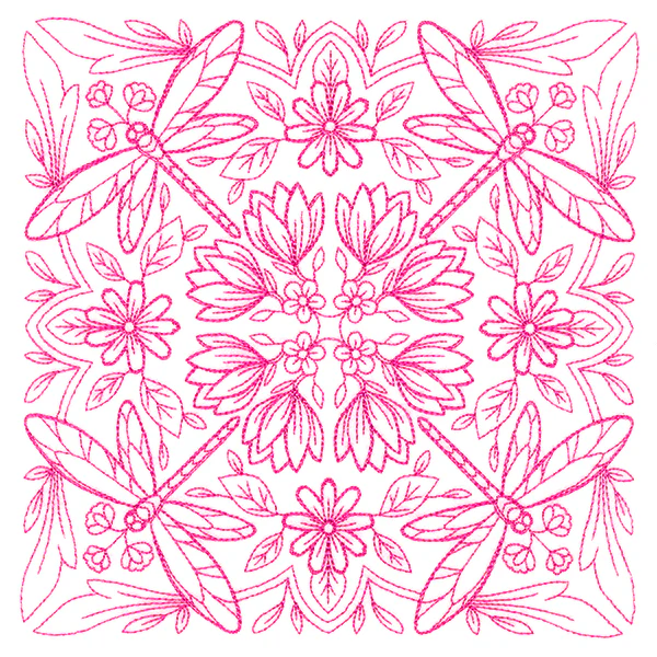 Springtime Charms Kaleidoscope Square 4 - Image 2