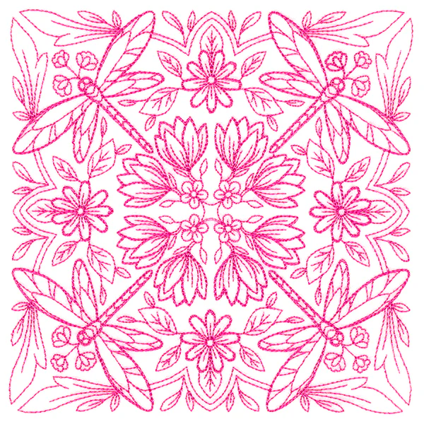 Springtime Charms Kaleidoscope Square 4 - Image 3