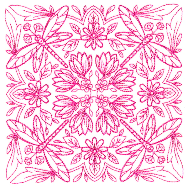 Springtime Charms Kaleidoscope Square 4 - Image 4