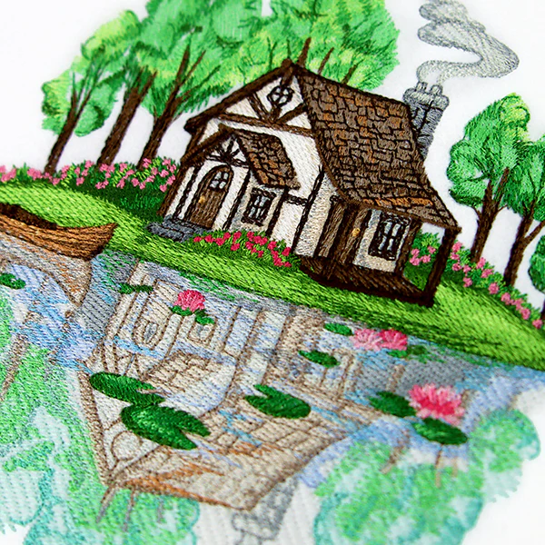 Springtime Cottage Scene - Image 8