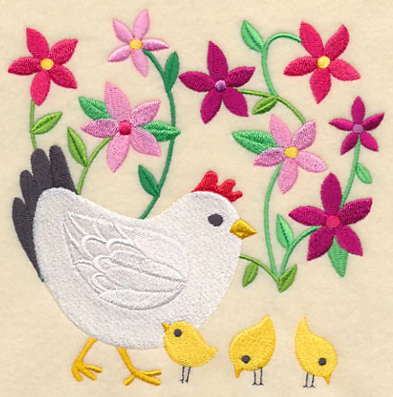 Springtime Hen and Chicks - Image 3