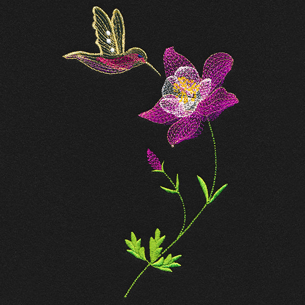 Springtime Treasures - Columbine and Hummingbird - Image 5